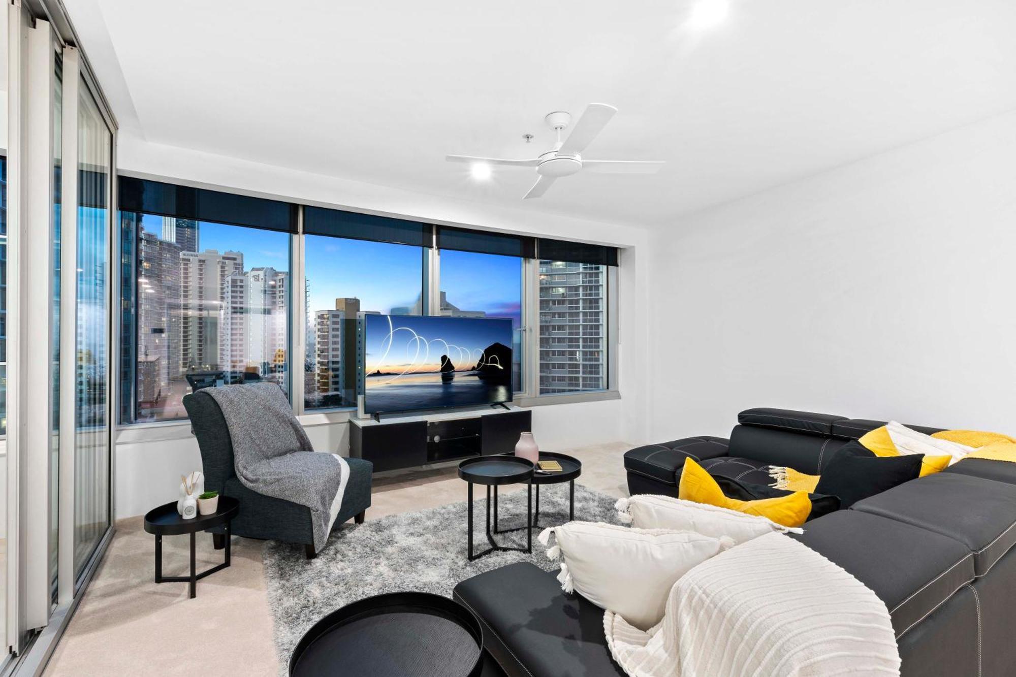 Q Tower At Surfers Paradise - Self Contained Apartments Gold Coast Exterior foto