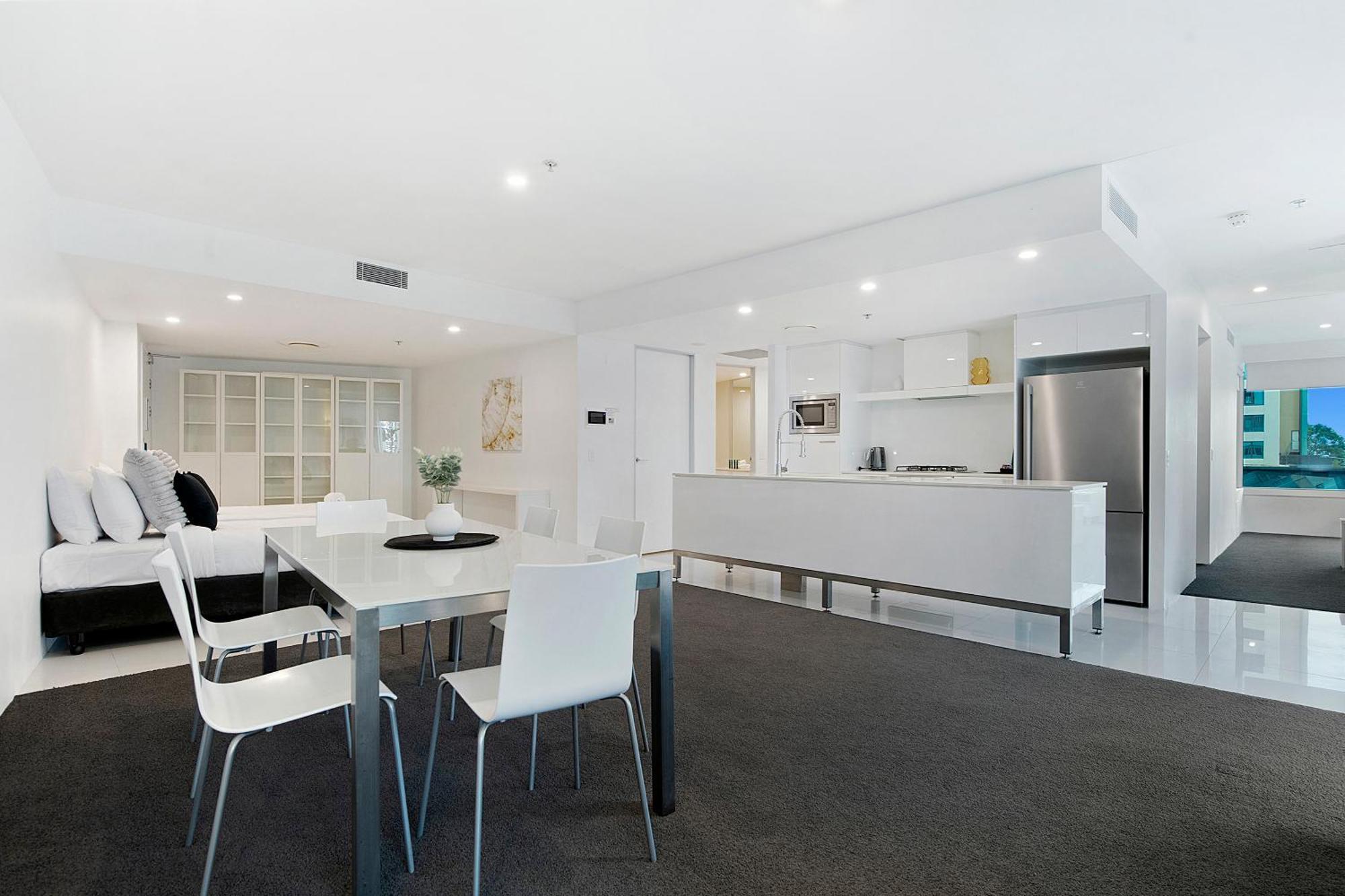 Q Tower At Surfers Paradise - Self Contained Apartments Gold Coast Exterior foto